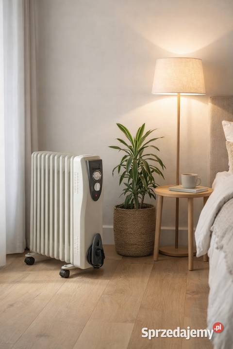 GRZEJNIK ELEKTRYCZNY OLEJOWY 2000W TERMOSTAT 9 Skawina