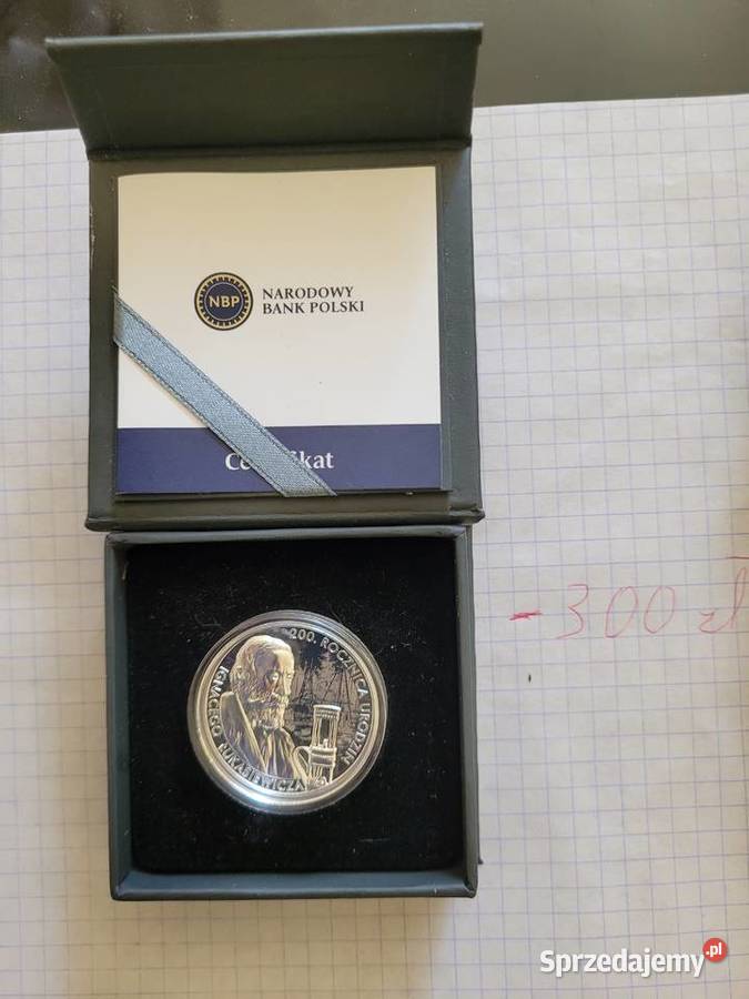 Zamienię srebrną monetę 10 z roku 2022 Chodecz