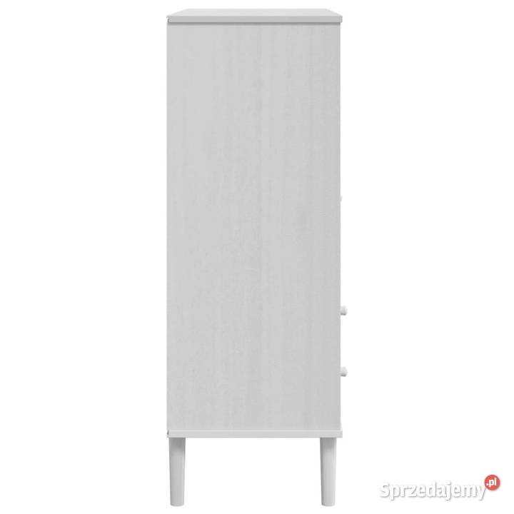Szafka SENJA imitacja rattanu biała 90x40x112 Warszawa sprzedam