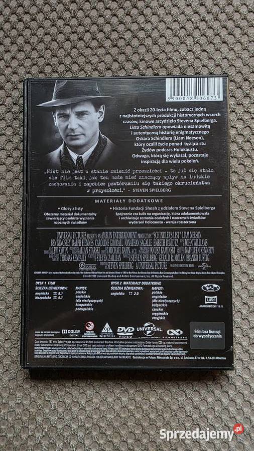 wydanie dwupłytowe na 20lecie filmu Lista 2 płyty Kraków