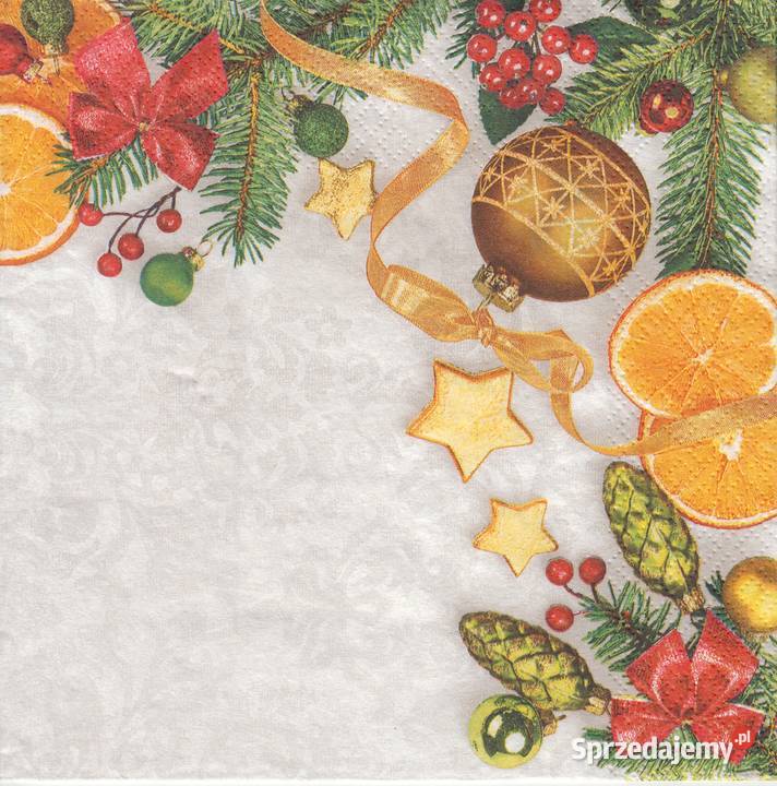Decoupage serwetki Papierowe Boże Narodzenie 6 Skarżysko-Kamienna