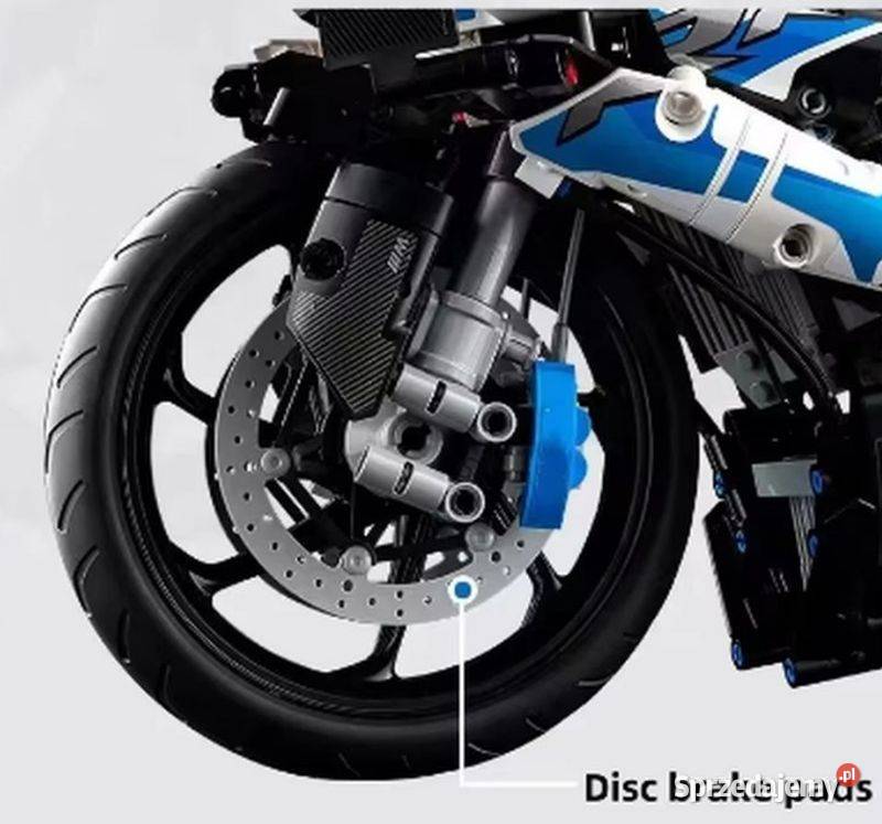 Klocki konstrukcyjne motocykl sportowy ścigacz Bogdaniec sprzedam