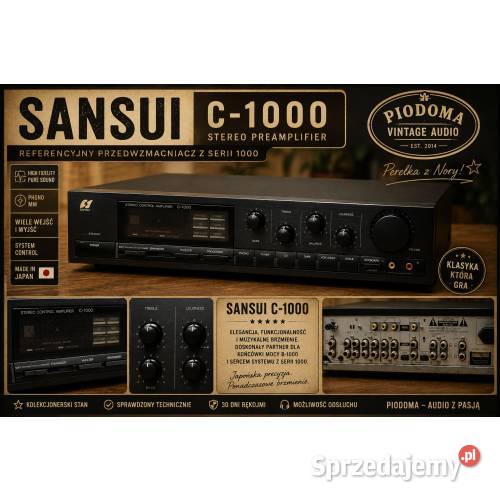 Sansui C1000 Referencyjny Przedwzmacniacz Stereo