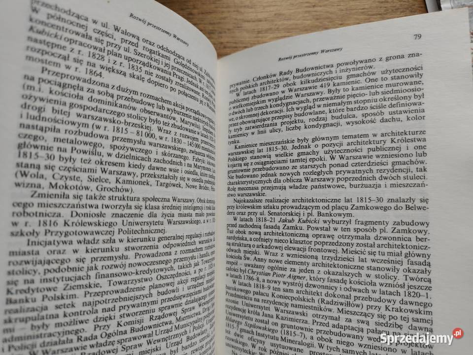 Katalog Zabytków Sztuki miasto Warszawa J Kraków sprzedam