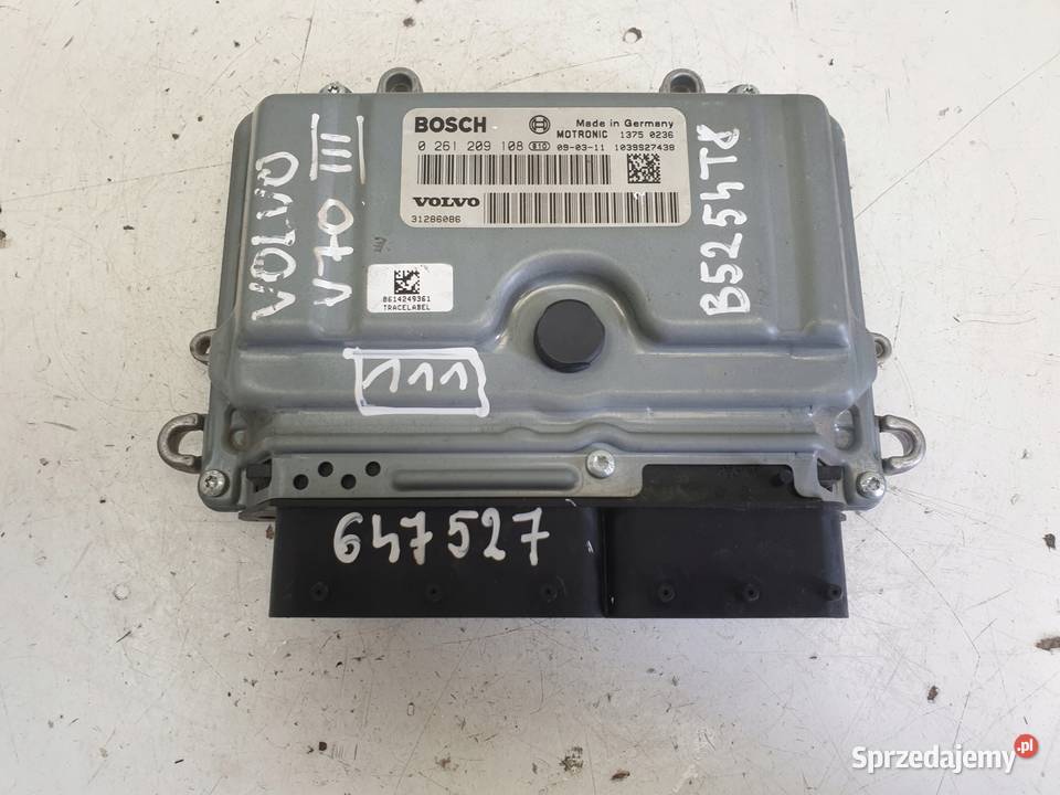 Volvo S80 II 25 T STEROWNIK SILNIKA 0261209108 osobowe lubelskie sprzedam