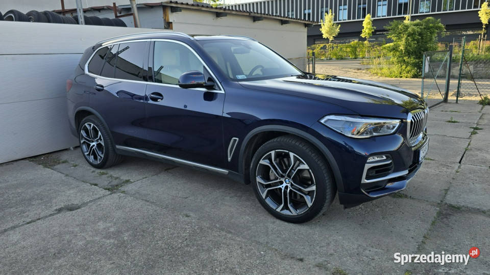 BMW X5 Polski Salon krajowy 88000 przebiegu G05 niebieski zachodniopomorskie sprzedam