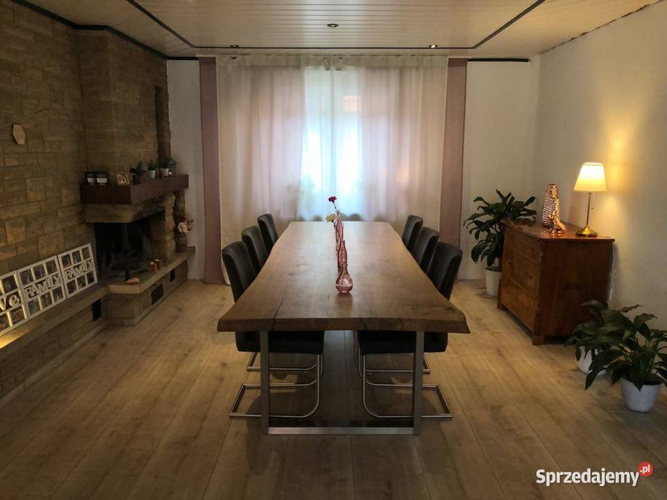 Masywny Stół industrialny dębowy loft 79cm Warszawa