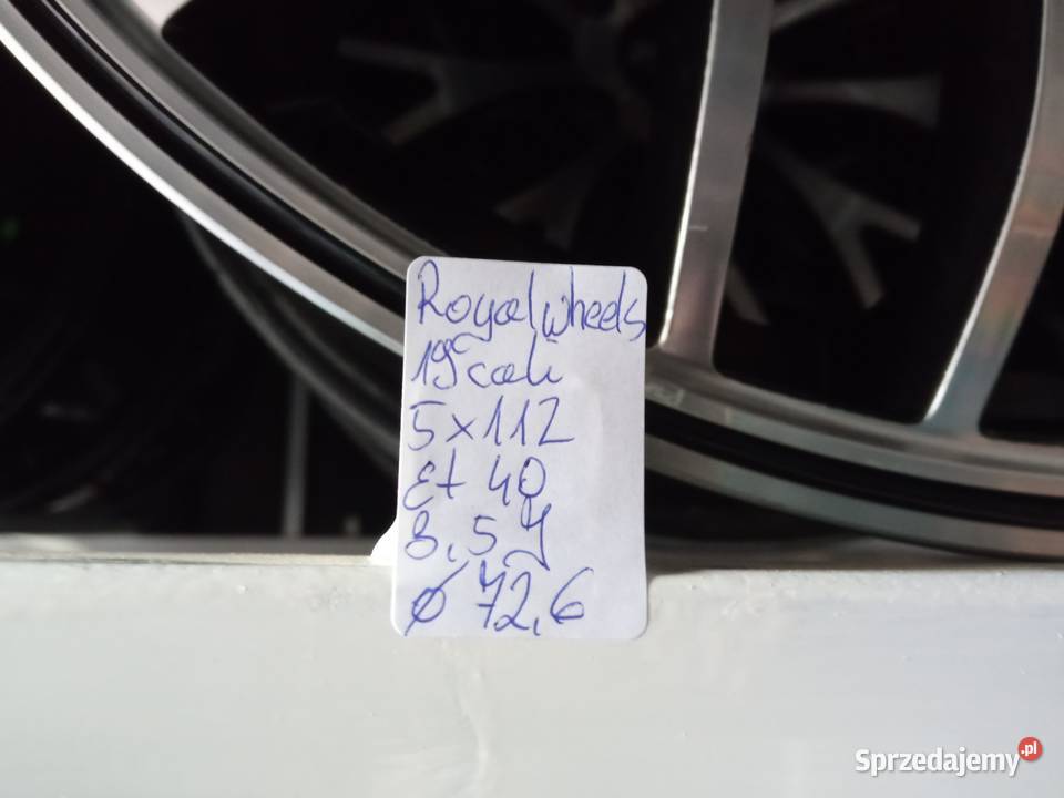 Felgi Royal 19 5x112 et40 85J Mercedes Audi Szczukowskie Górki