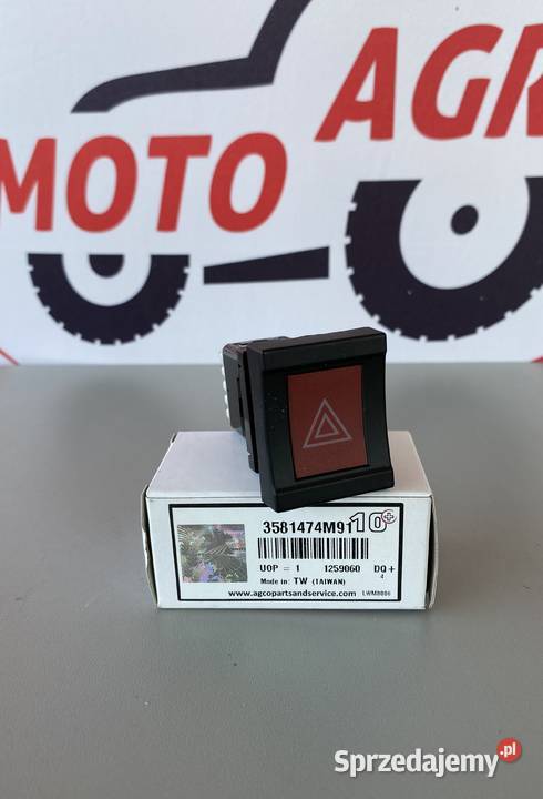 Włącznik świateł awaryjnych Massey Ferguson