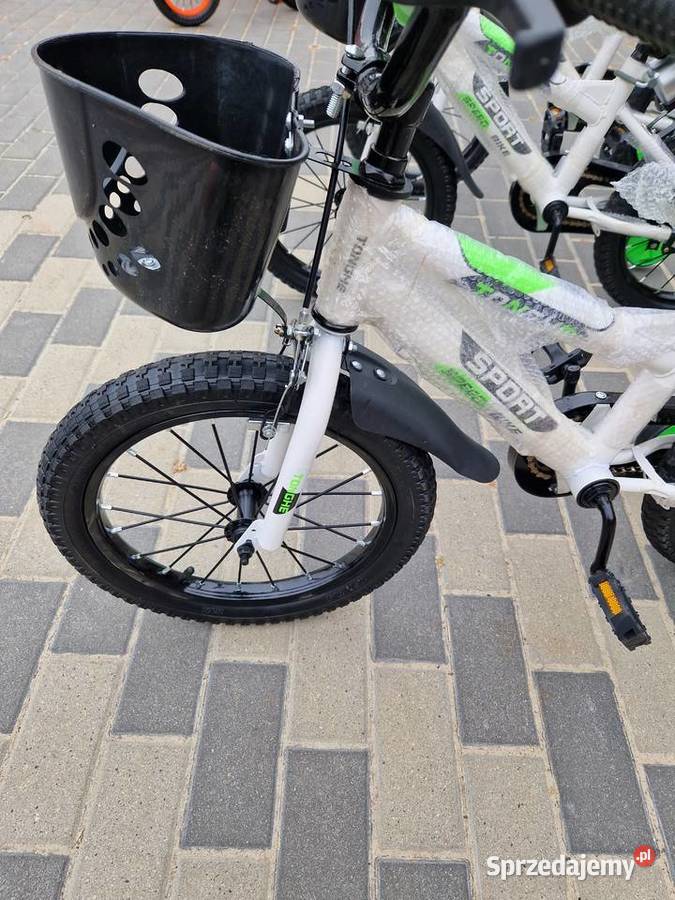 Rowerek 16 Biało zielony sport tonghe speed Głogowa sprzedam