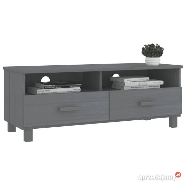 Szafka pod TV HAMAR ciemnoszara 106x40x40 drewno mazowieckie Warszawa