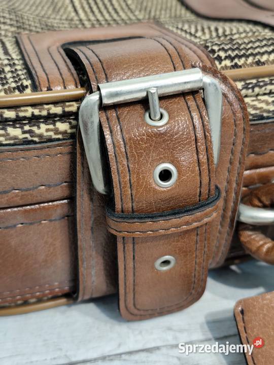 Stylowa Walizka Vintage Retro Lata 7080