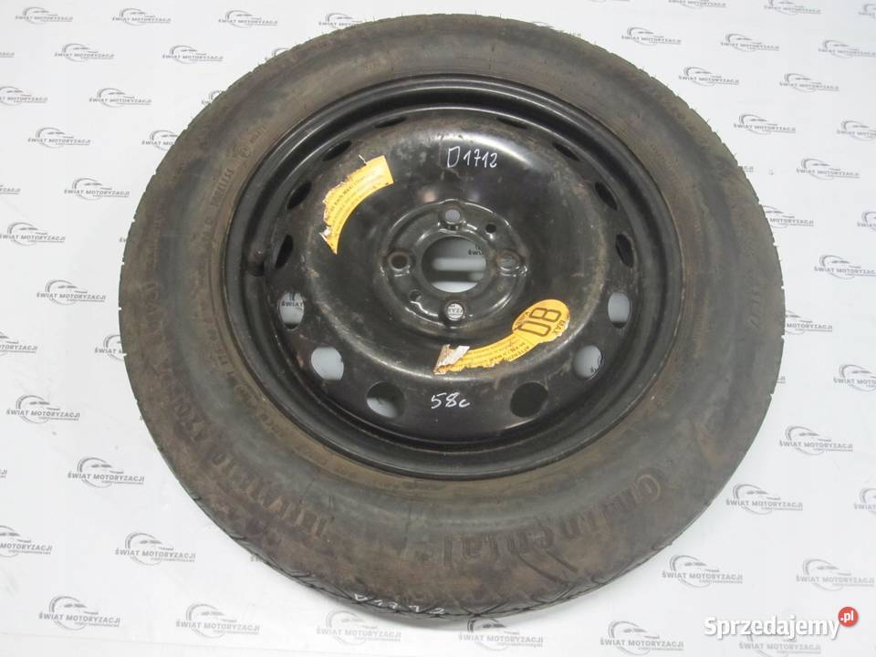 FIAT 500 BRAVO II koło dojazdowe 1259015 96M
