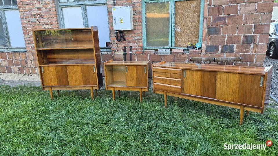Komplet vintage z Bytomskiej Fabryki Mebli lata Szyszków sprzedam