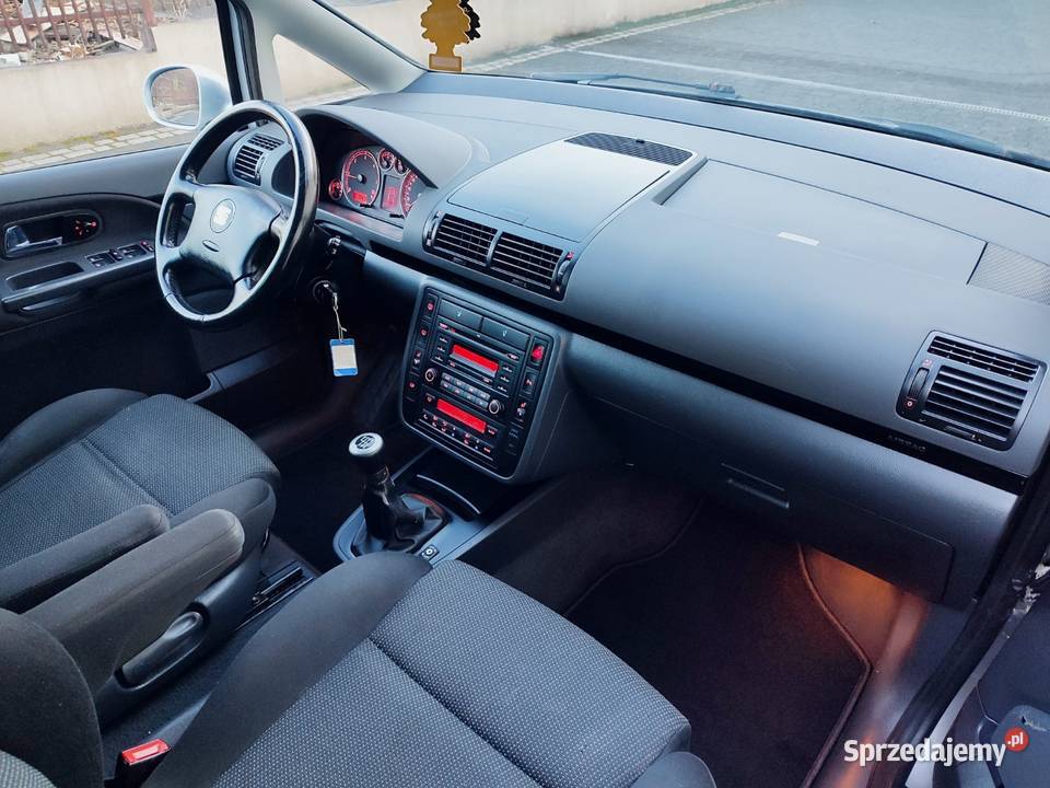 7 osobowy bezwypadkowy oryginalny przebieg immobilizer Alhambra Seat Będzin