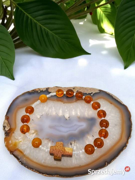 Bransoletka różaniec dziesiątka różańca z mazowieckie Warszawa