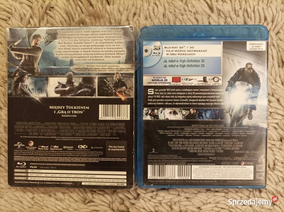 Sprzedam filmy Bluray lektor Pabianice sprzedam
