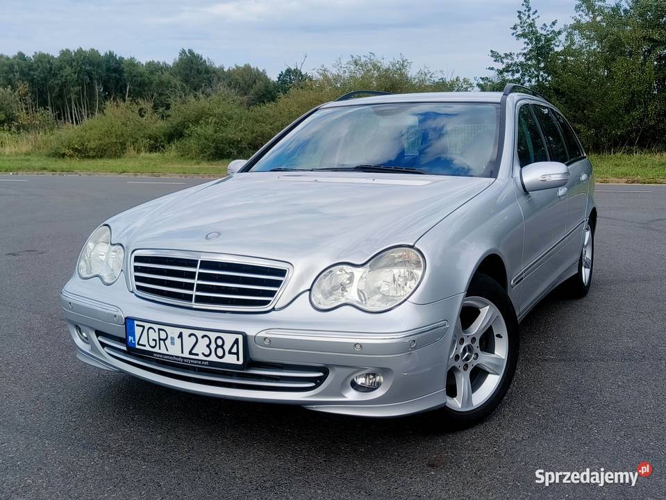 Mercedes C200 Kompressor AUTOMAT nowy rozrząd wielofunkcyjna kierownica Gryfino