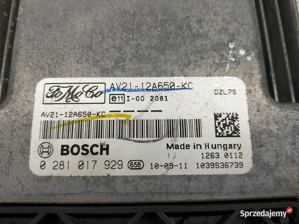 STEROWNIK SILNIKA AV2112A650KC 0281017929 16 D świętokrzyskie sprzedam