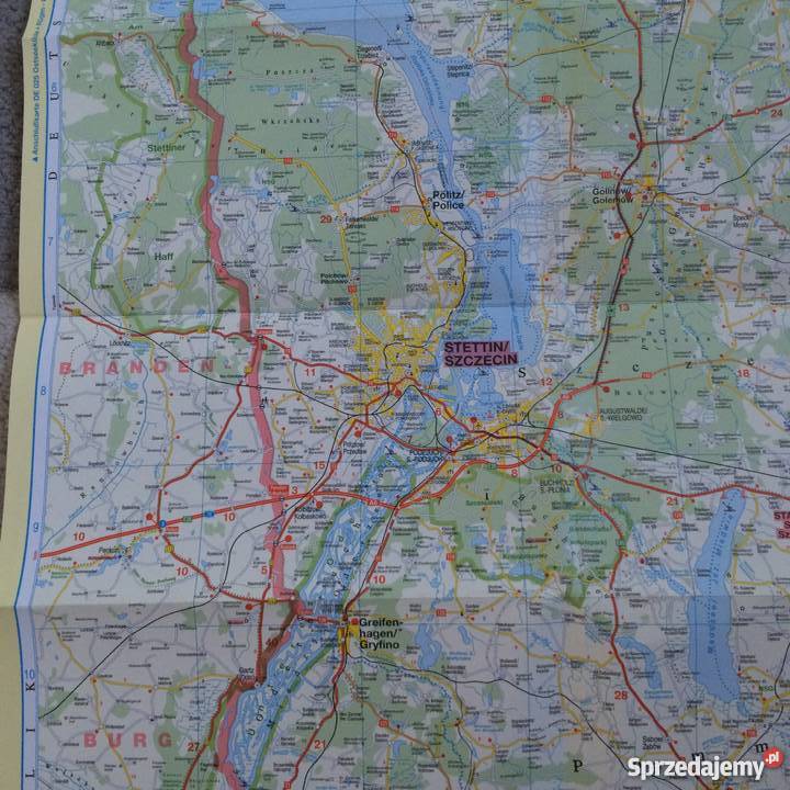 900 Sześć Map Polski Szczecin