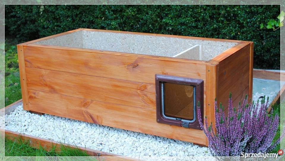 Buda 23 kotów z przedsionkiem i drzwiczkami Szczecin