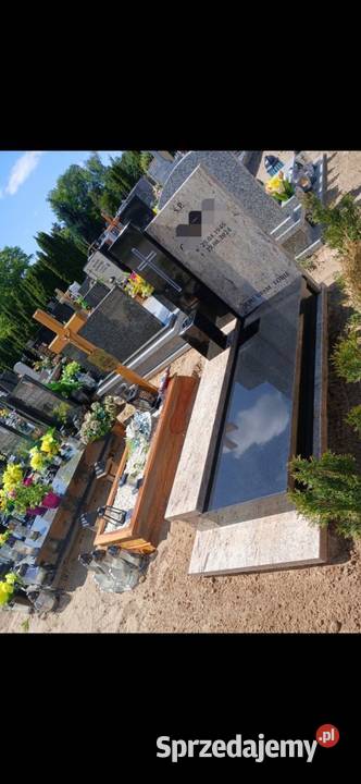 Pomnik pojedyńczy shivakashi z czarnym 180x80 wielkopolskie Poznań