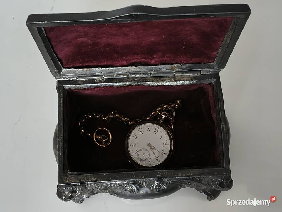 Szkatułka antyk sygnowana zachodniopomorskie Szczecin