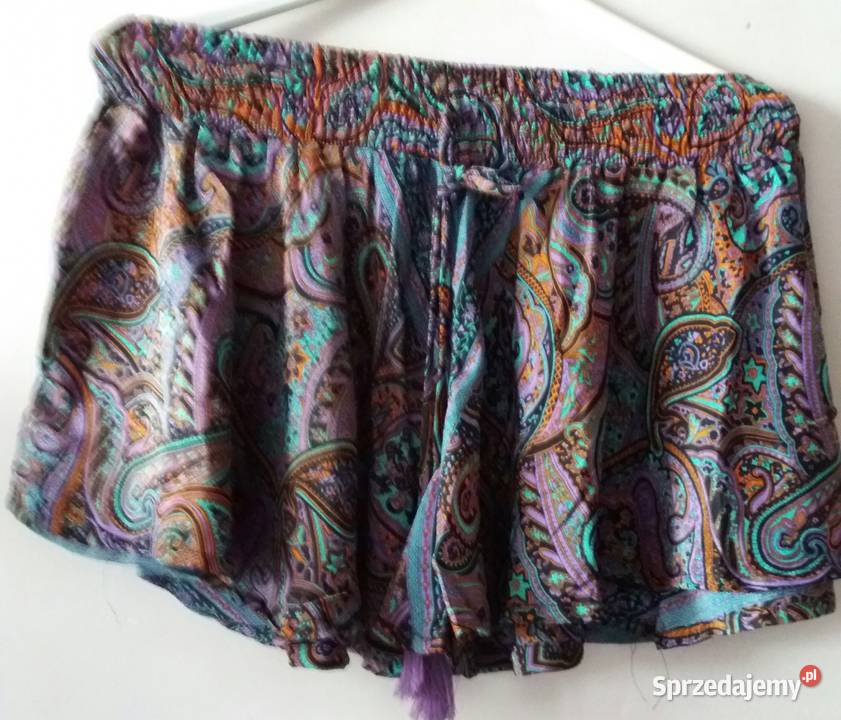 Spodenki szorty z jedwabiu naturalnego 3 kolory kolorowy Pozostałe podlaskie Białystok