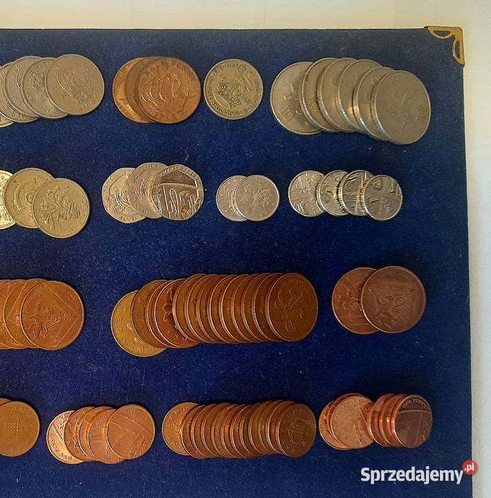 Zestaw Monet Anglia 122 Każda Inna śląskie Gliwice sprzedam