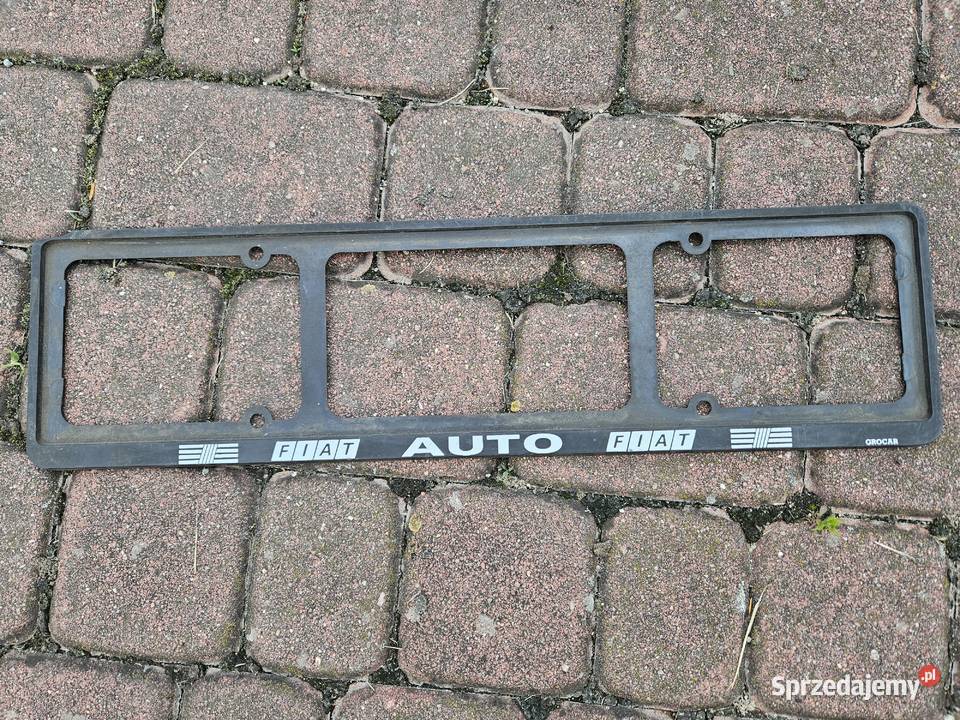 FIAT stara ramka do tablicy rejestracyjnej dolnośląskie Oleśnica