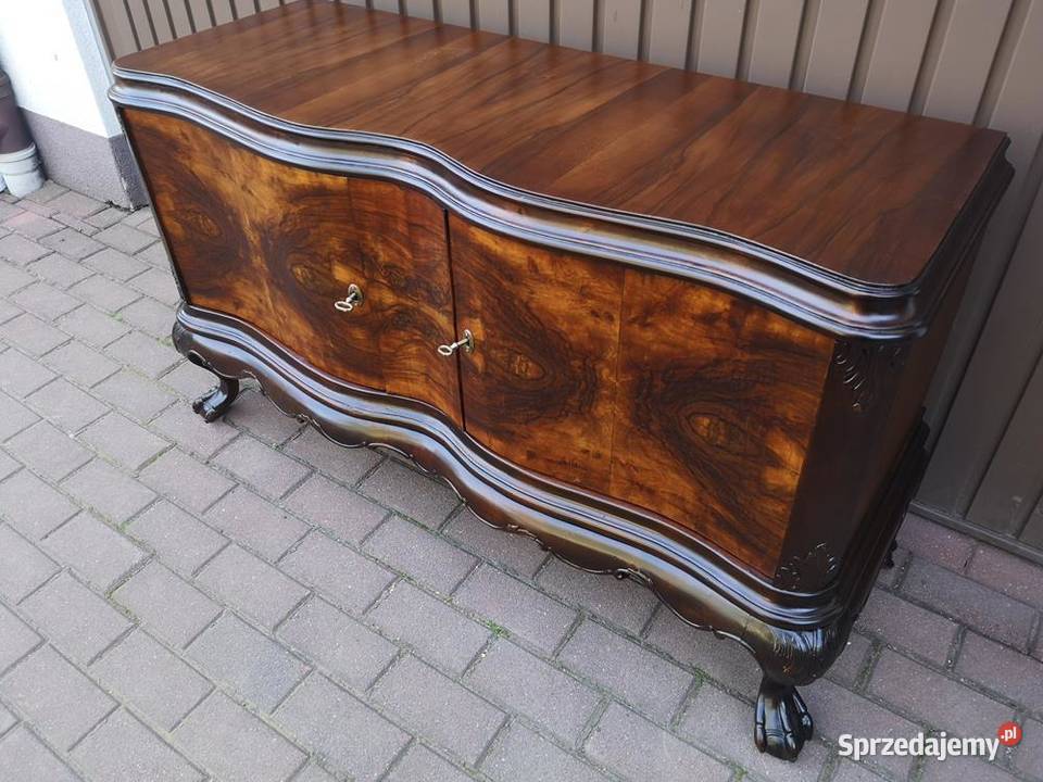 Komoda Ludwik Chippendale Orzech Niska 130 Swarzędz