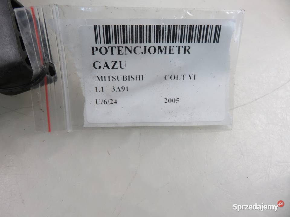 POTENCJOMETR GAZU MITSUBISHI COLT VI 11