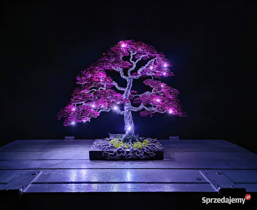 Drzewko z drutu 25 oświetlone Dekoracje i ozdoby Bolesławiec