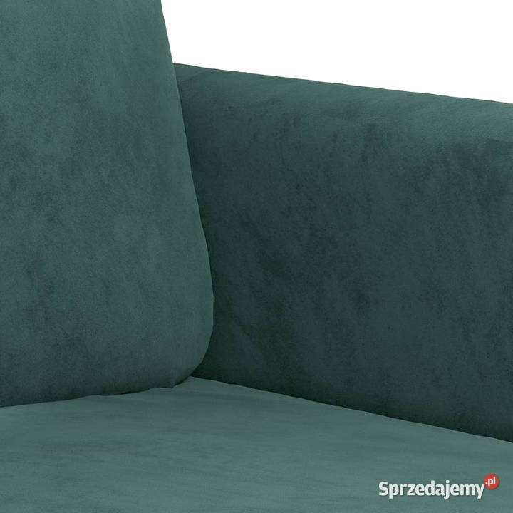 Sofa 2osobowa ciemnozielona 120 tapicerowana Sofy i kanapy Warszawa