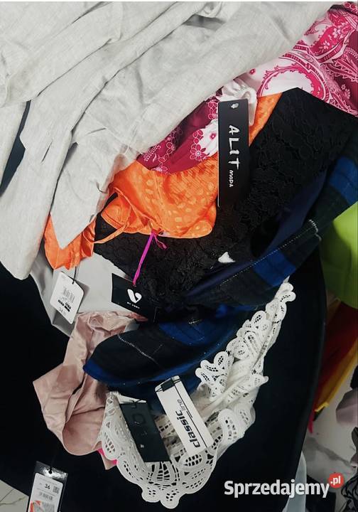 Nowa odzież z metkami na sztuki idealne na wielkopolskie Turek