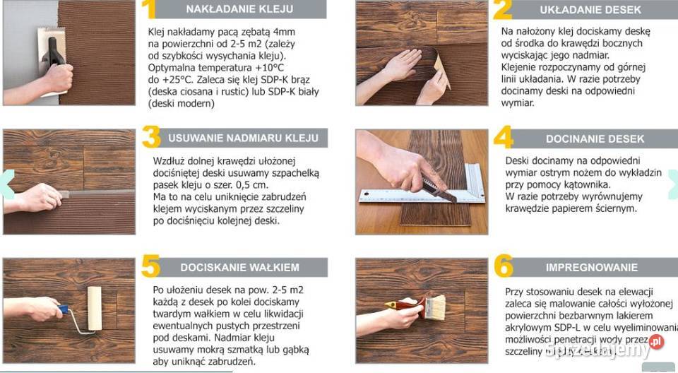 Deska Elewacyjna Pomalowana Imitacja Drewna małopolskie Wieliczka