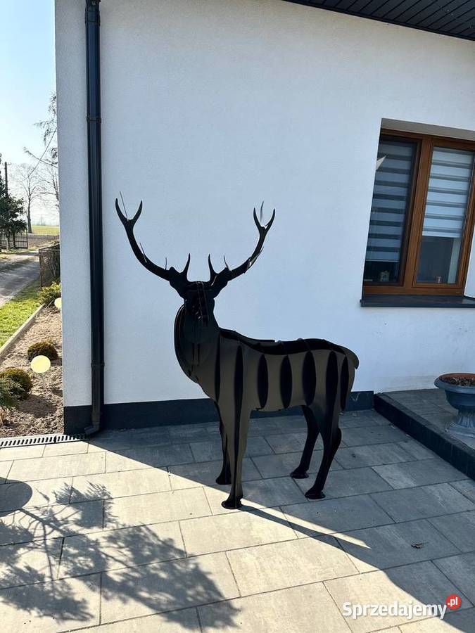 Wyjątkowa dekoracja przestrzenna figura łosia 3D Warszawa sprzedam