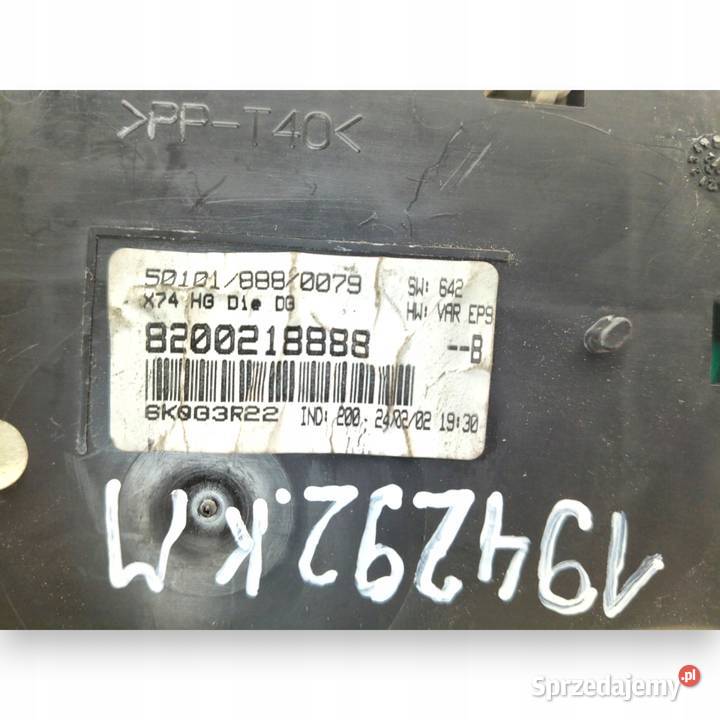 LICZNIK ZEGARY 8200218888 Renault Laguna II 19 Chełm