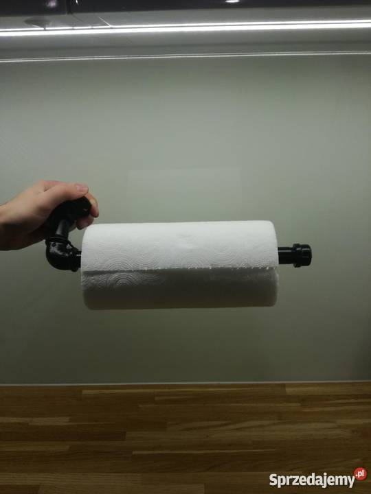Industrialny uchwyt wieszak na ręcznik papierowy Gdańsk