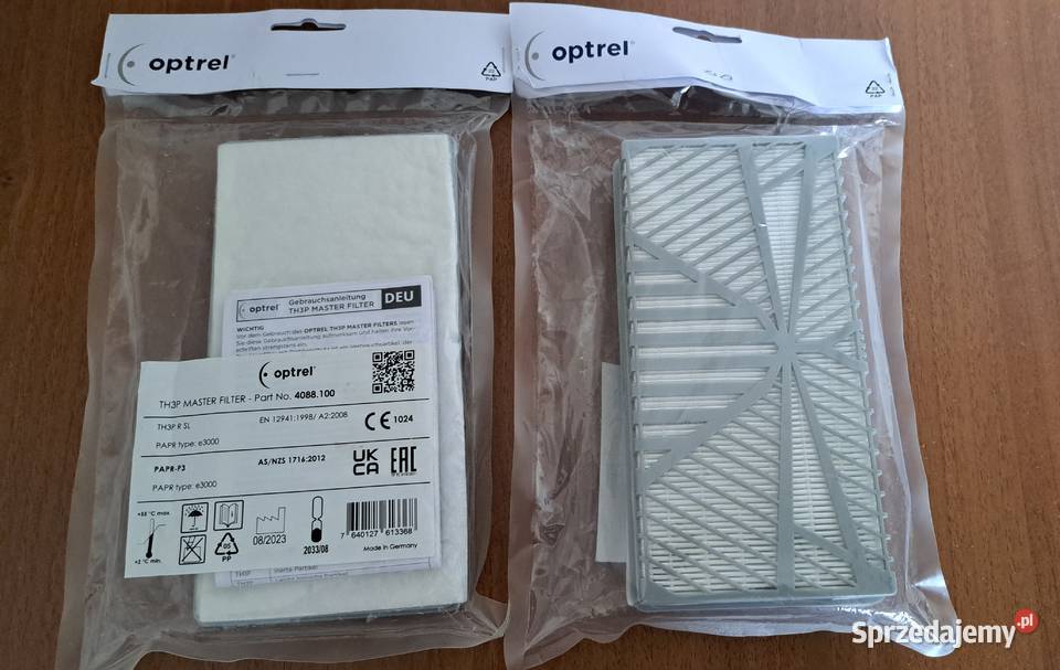 OPTREL Filtr TH3P R SL do aparatów nadmuchowych Pozostałe Poznań