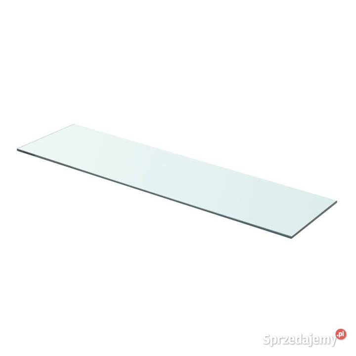 Półki 2 panel z bezbarwnego szkła 80 x 20 Warszawa