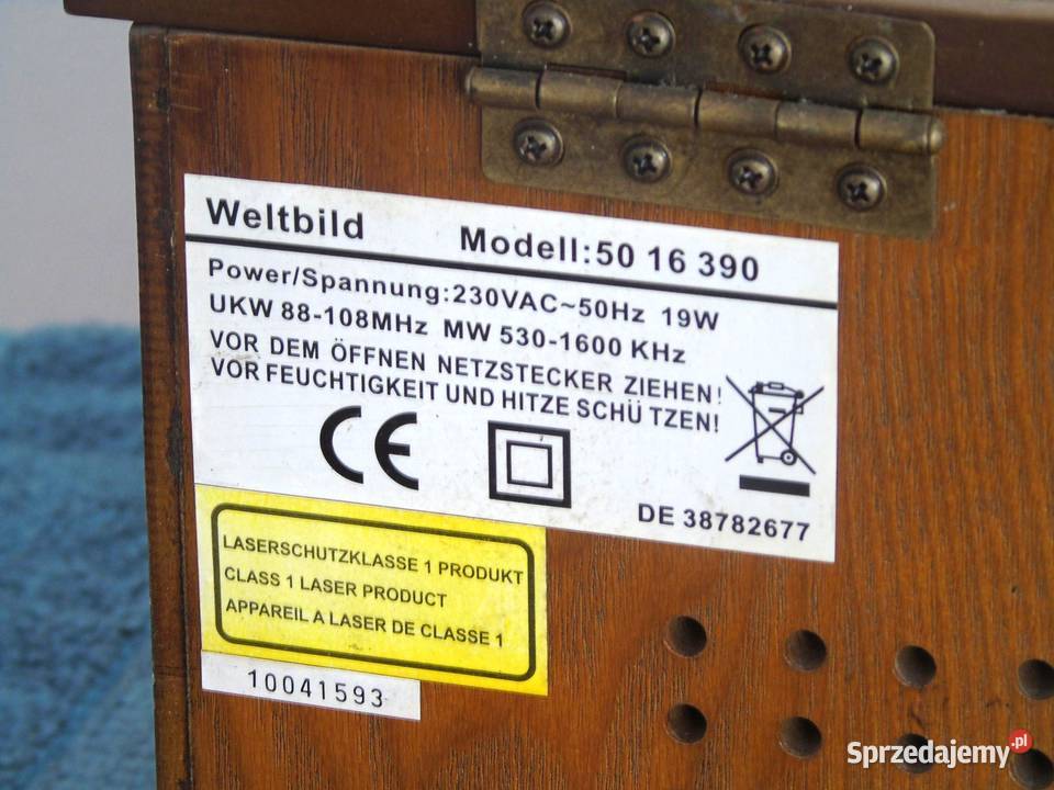 Retro Gramofon z radiem CD USB i magnetofonem i Gramofony Jasło