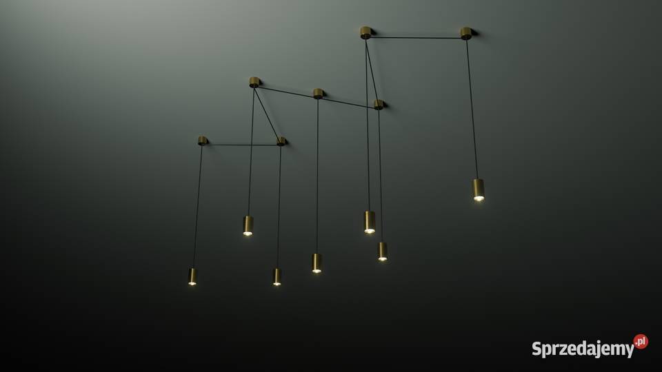 Nowoczesna lampa wisząca stół wyspę LEXA LED czarny Oświetlenie Rzeszów