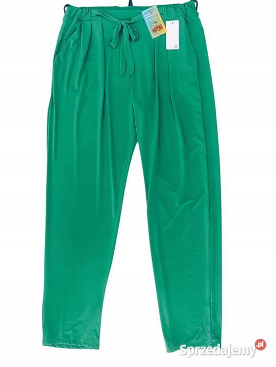 Spodnie cygaretki elegancja i szyk elastyczne Spodnie łódzkie