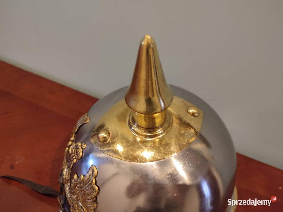 Piękny hełm pruski Łódź