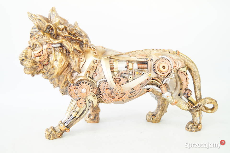 TYGRYS figura rzeźba steampunk dekoracja wielkopolskie Gizałki
