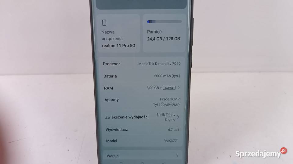 Smartfon REALME 11 Pro 5G 8128GB Motorola Katowice