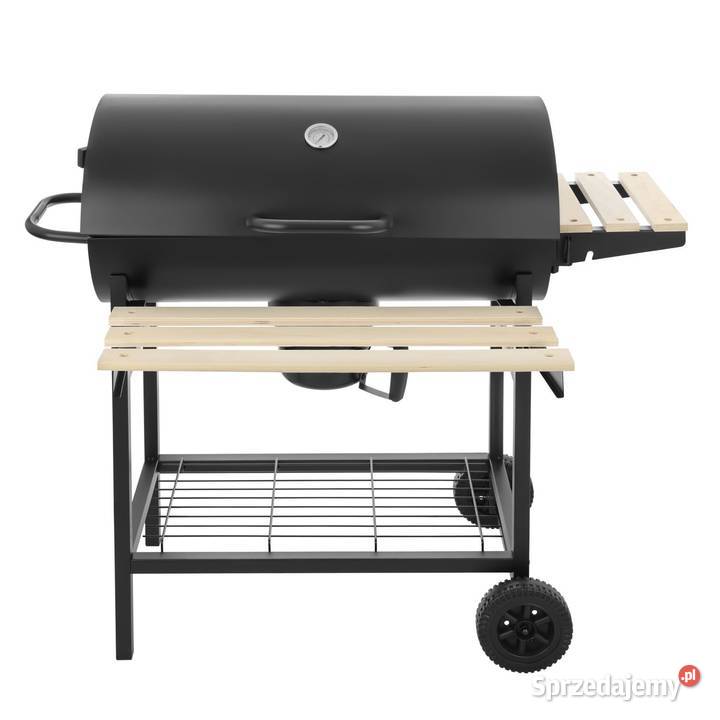 Duży zamykany grill węglowy ogrodowy na kółkach Poznań