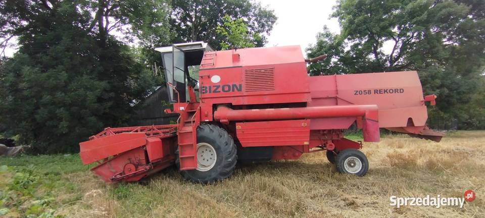 Kombajn Bizon Rekord Z058 małopolskie Szczytniki-Kolonia