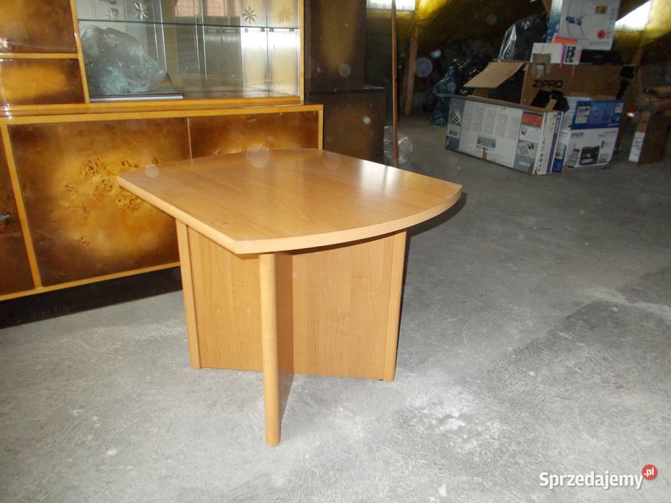 Ława owalna drewniana 63cm Uniejów